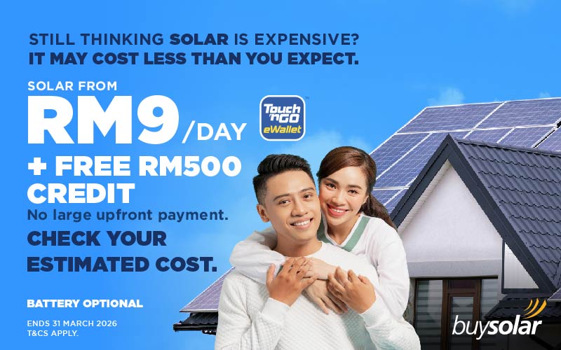 Go Solar from Just RM9/day with Solar ATAP!