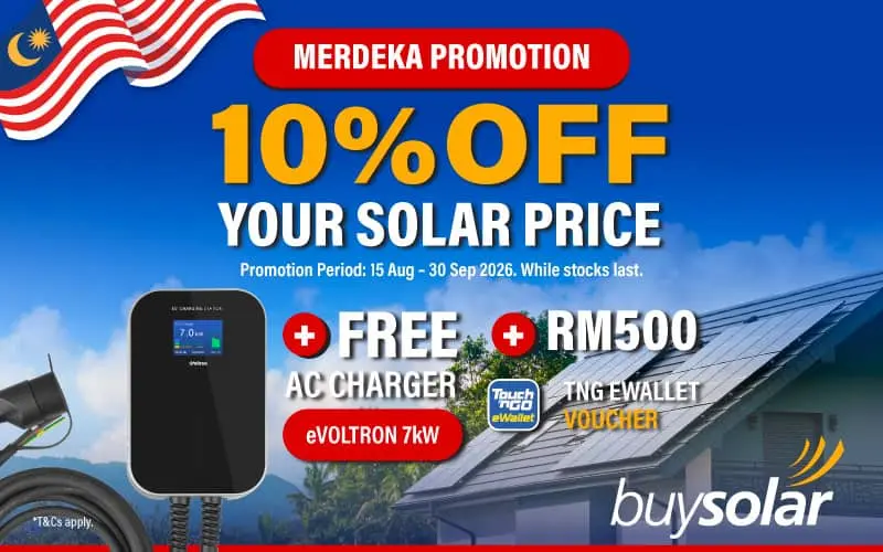 Celebrate Merdeka With buySolar & Go Solar!